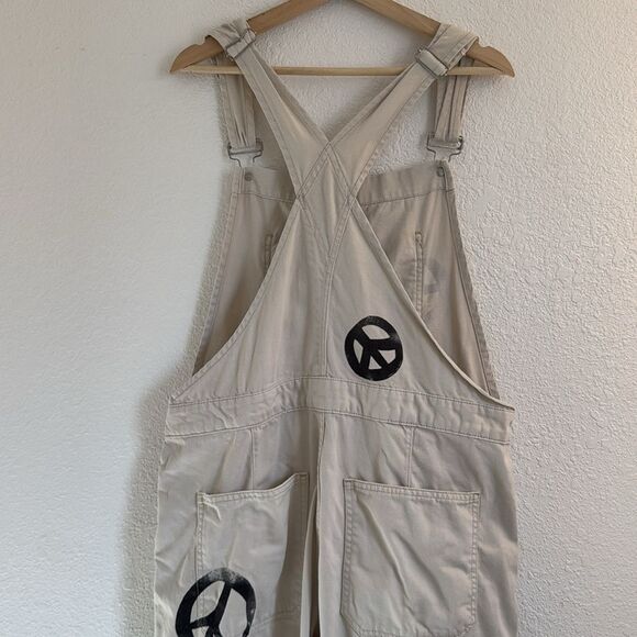 Free People Ziggy Overalls Peace Sign - Picture 6 of 15